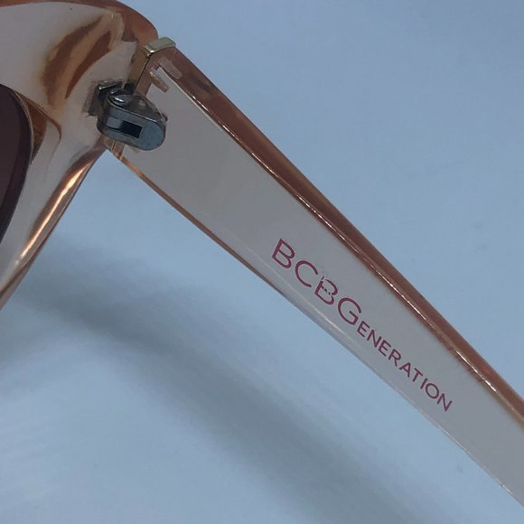 BCBGeneration Square Cat Eye Sunglasses in Blush Crystal - Picture 8 of 11